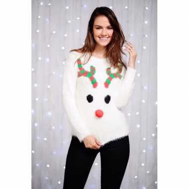 Foute kersttrui rendier voor dames