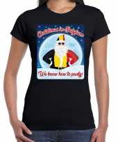 Fout belgie kerst shirt christmas in belgium zwart dames