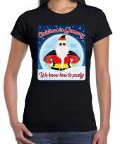 Fout duitsland kerst shirt christmas in germany zwart dames